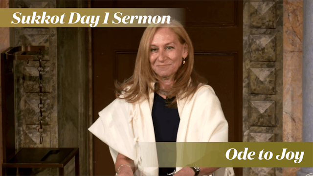 Rabbi Koffman: Ode to Joy (Sukkot Day...