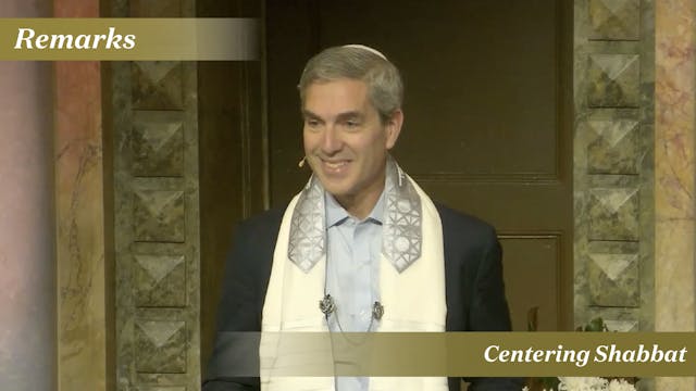 Rabbi Cosgrove: Centering Shabbat (Fe...