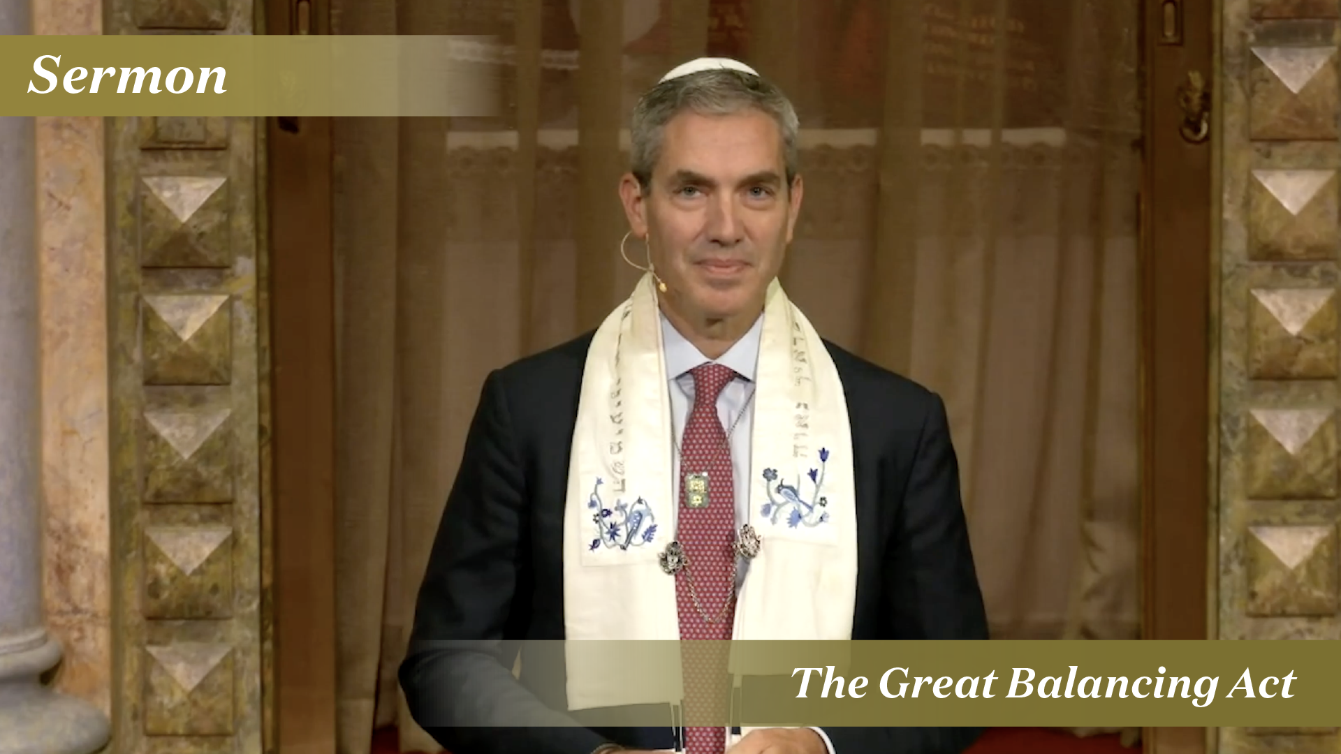 Rabbi Cosgrove: The Great Balancing Act (September 13, 2025)