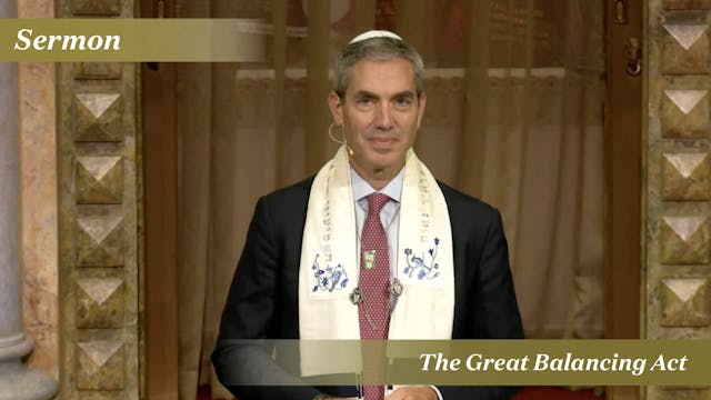 Rabbi Cosgrove: The Great Balancing A...