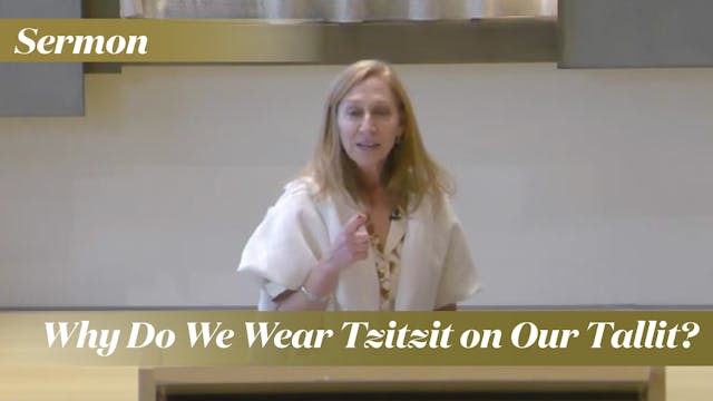 Rabbi Koffman: Why Do We Wear Tzitzit...