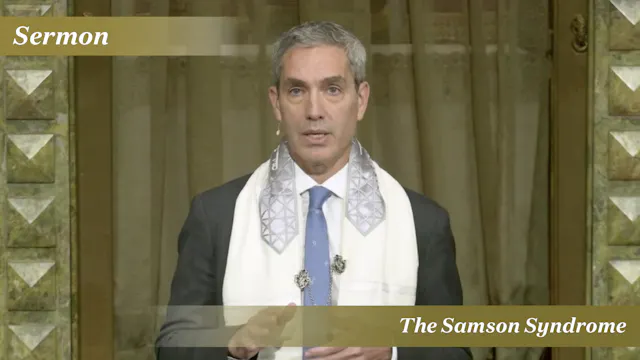 Rabbi Cosgrove: The Samson Syndrome (...