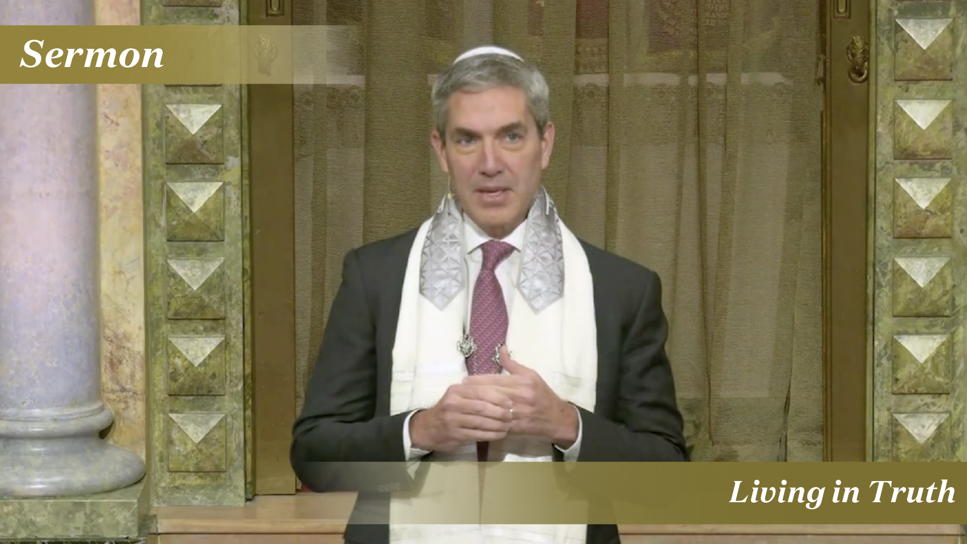 Rabbi Cosgrove: Living in Truth (January 24, 2026)