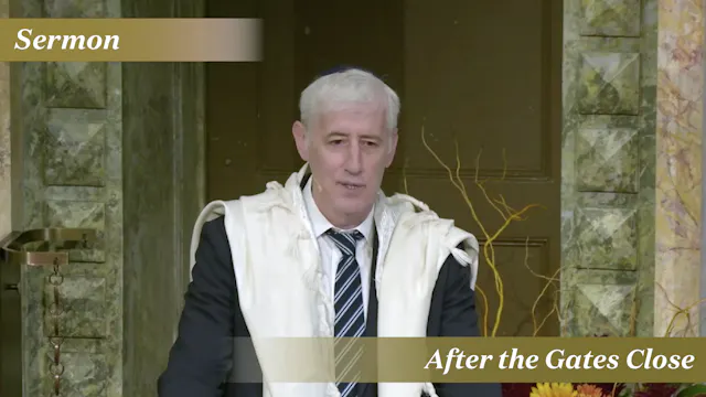 Rabbi Zuckerman: After the Gates Clos...