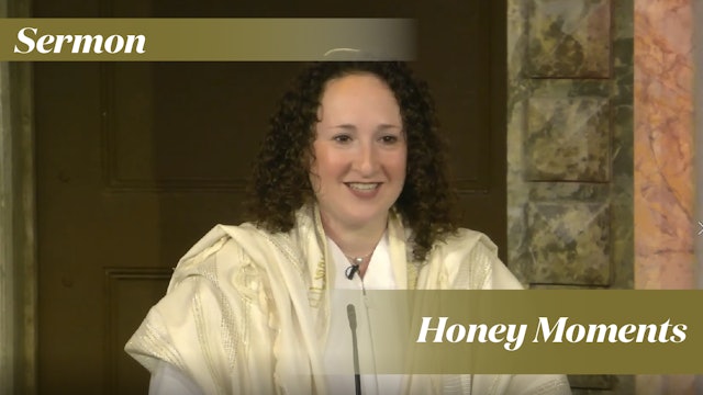 Rabbi Zauzmer: Honey Moments (Erev Rosh Hashanah: September 25, 2022)