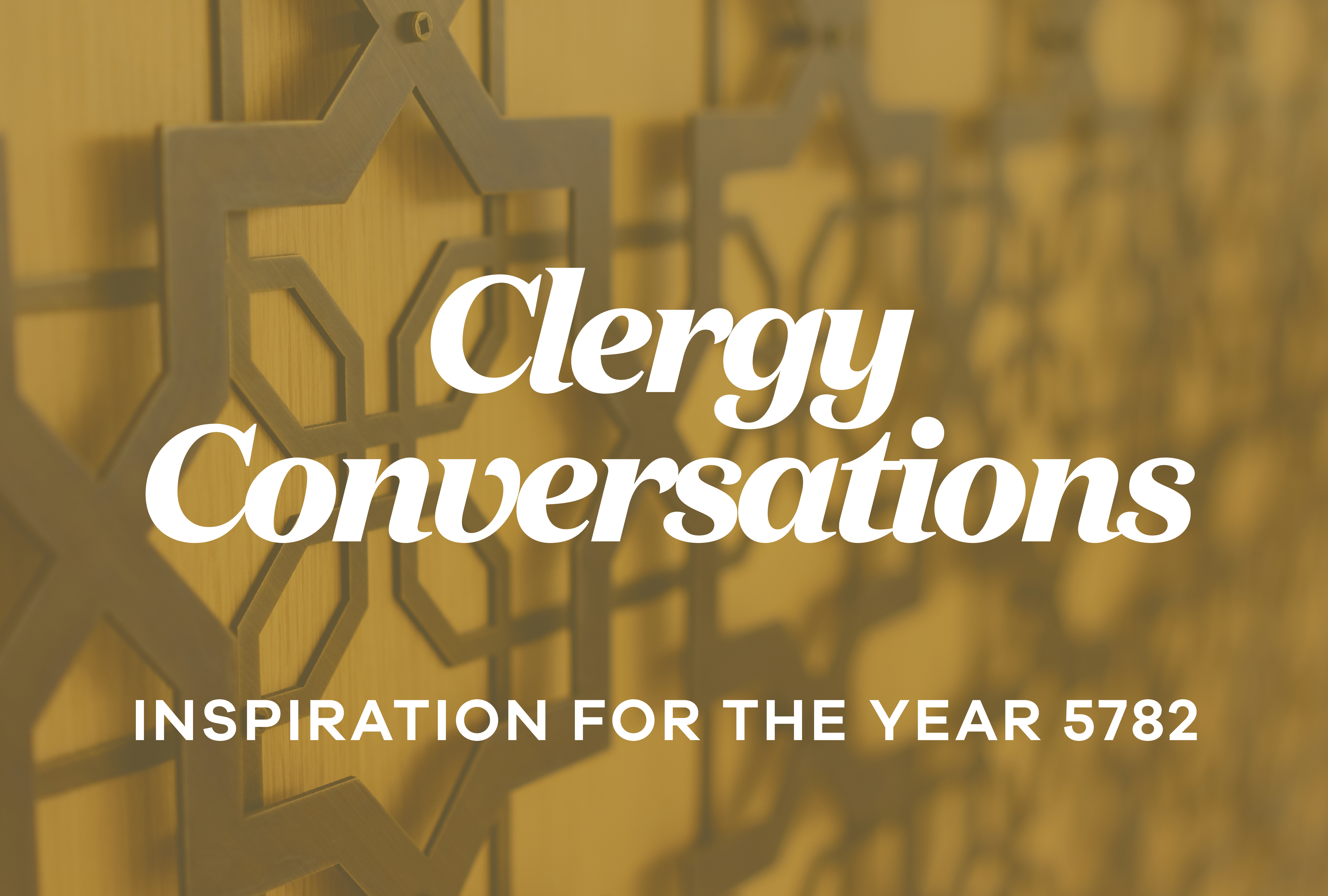 Inspiration for the year 5782