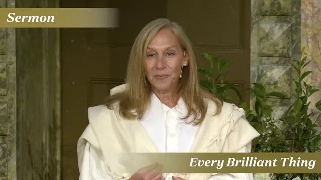 Rabbi Koffman: Every Brilliant Thing ...