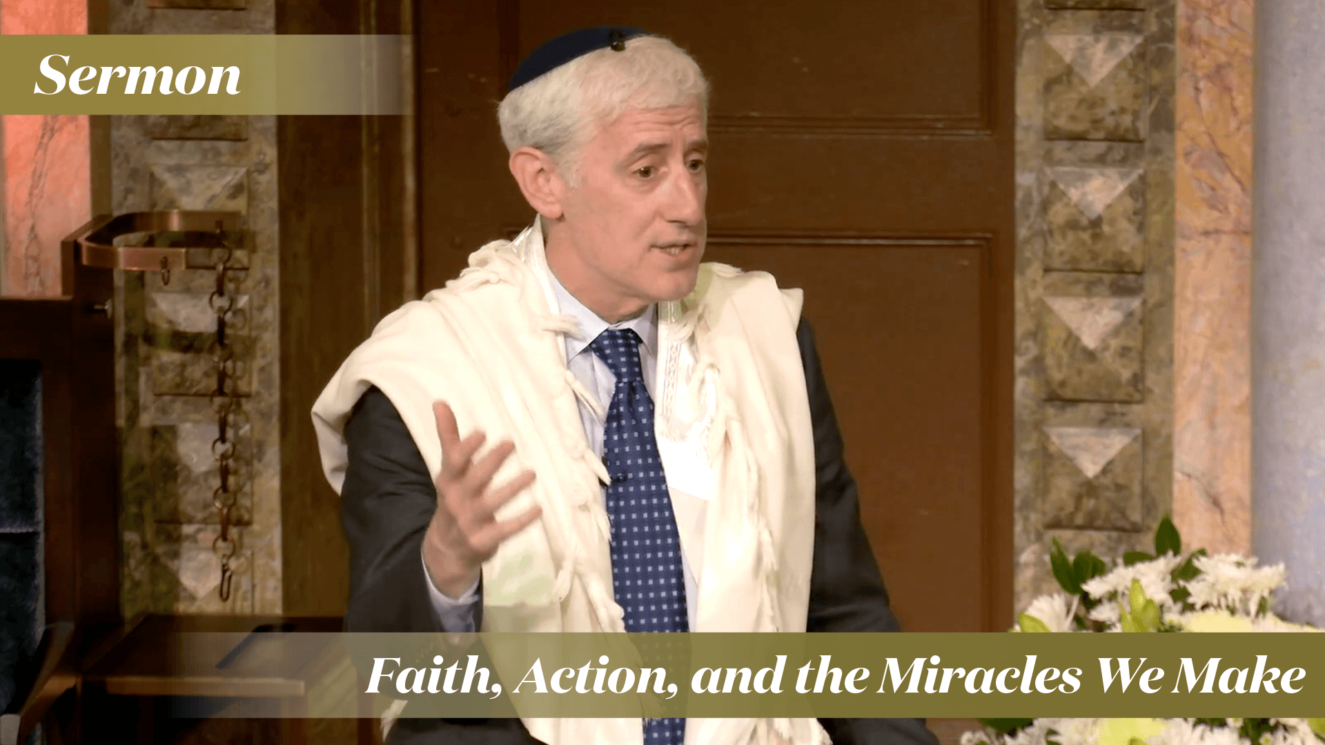Rabbi Zuckerman: Faith, Action, and the Miracles We Make (April 19, 2025)