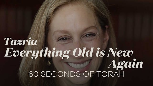 60 Seconds of Torah: Tazria, Everythi...
