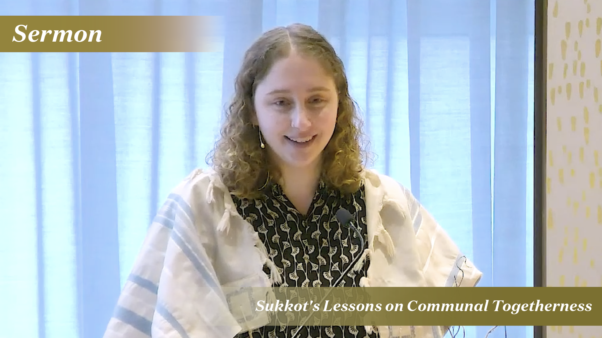 Rabbinic Intern Davidson Bruder: Sukkot's Lessons on Communal Togetherness