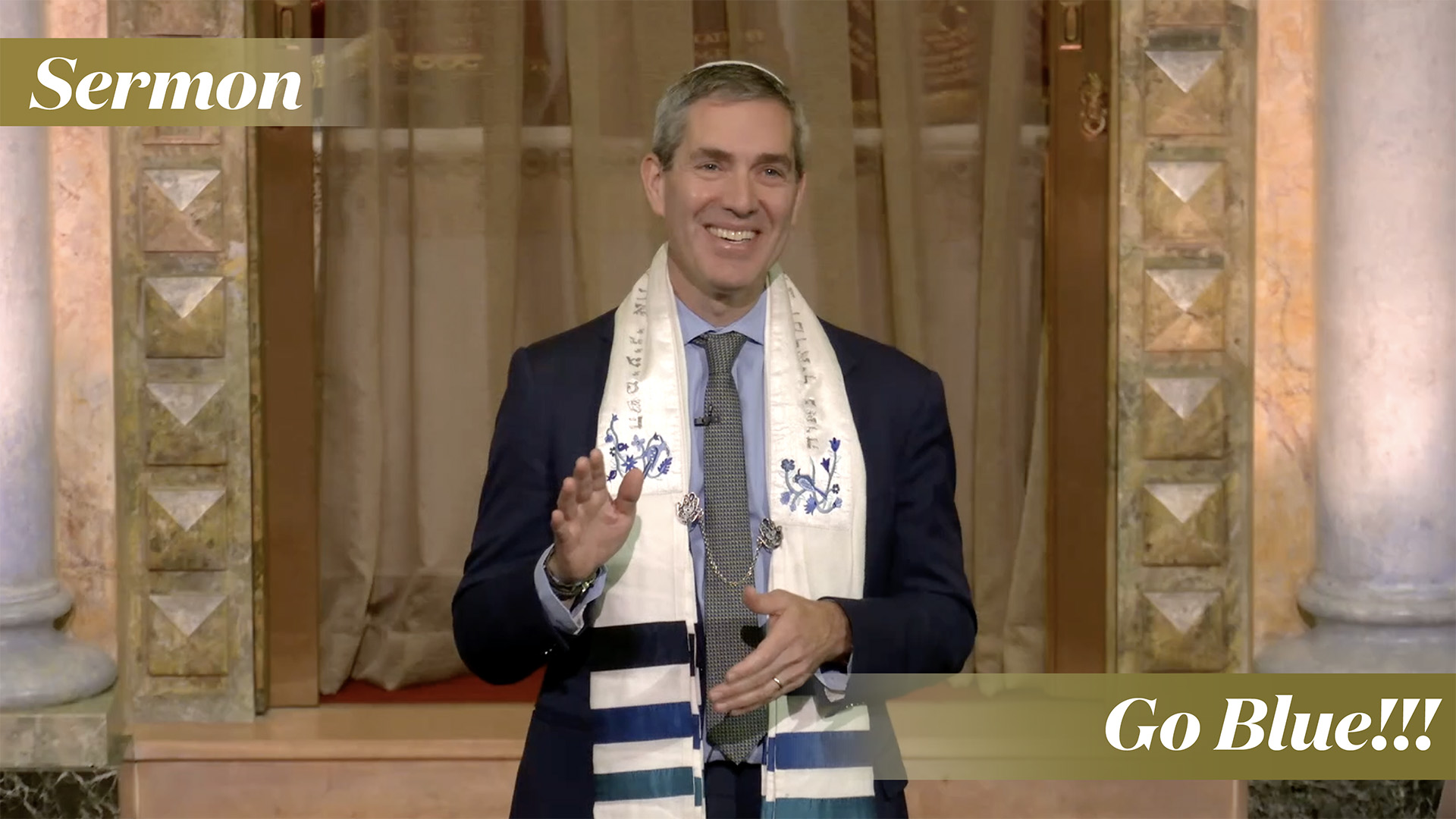 Rabbi Cosgrove: Go Blue!!! (January 6, 2024)