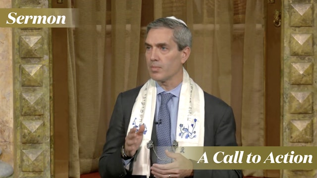 Rabbi Cosgrove: A Call to Action (November 18, 2023)