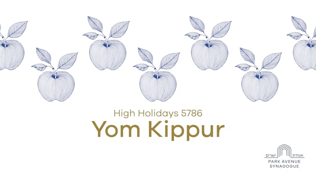 Yom Kippur Torah Service - 10/02/2025
