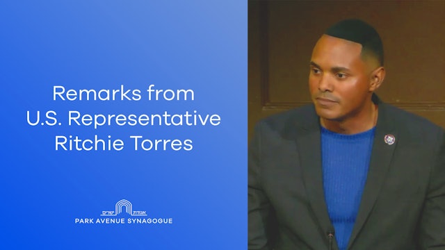 Remarks from U.S. Representative Ritchie Torres