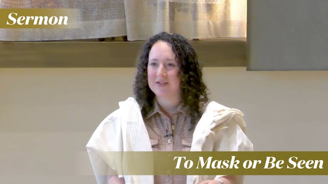 Rabbi Zauzmer: To Mask or Be Seen (Ja...