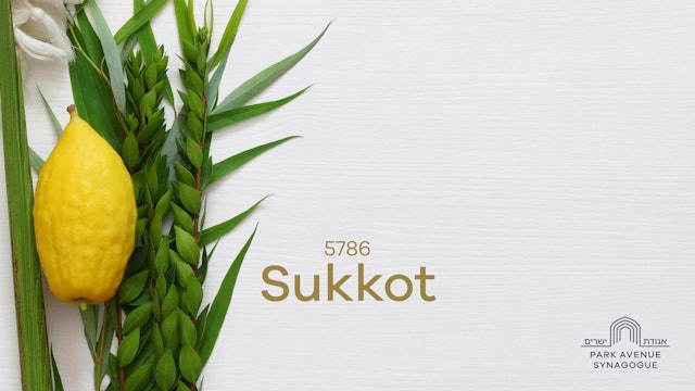 Sukkot Festival Morning Service Day 2 - 10/08/2025