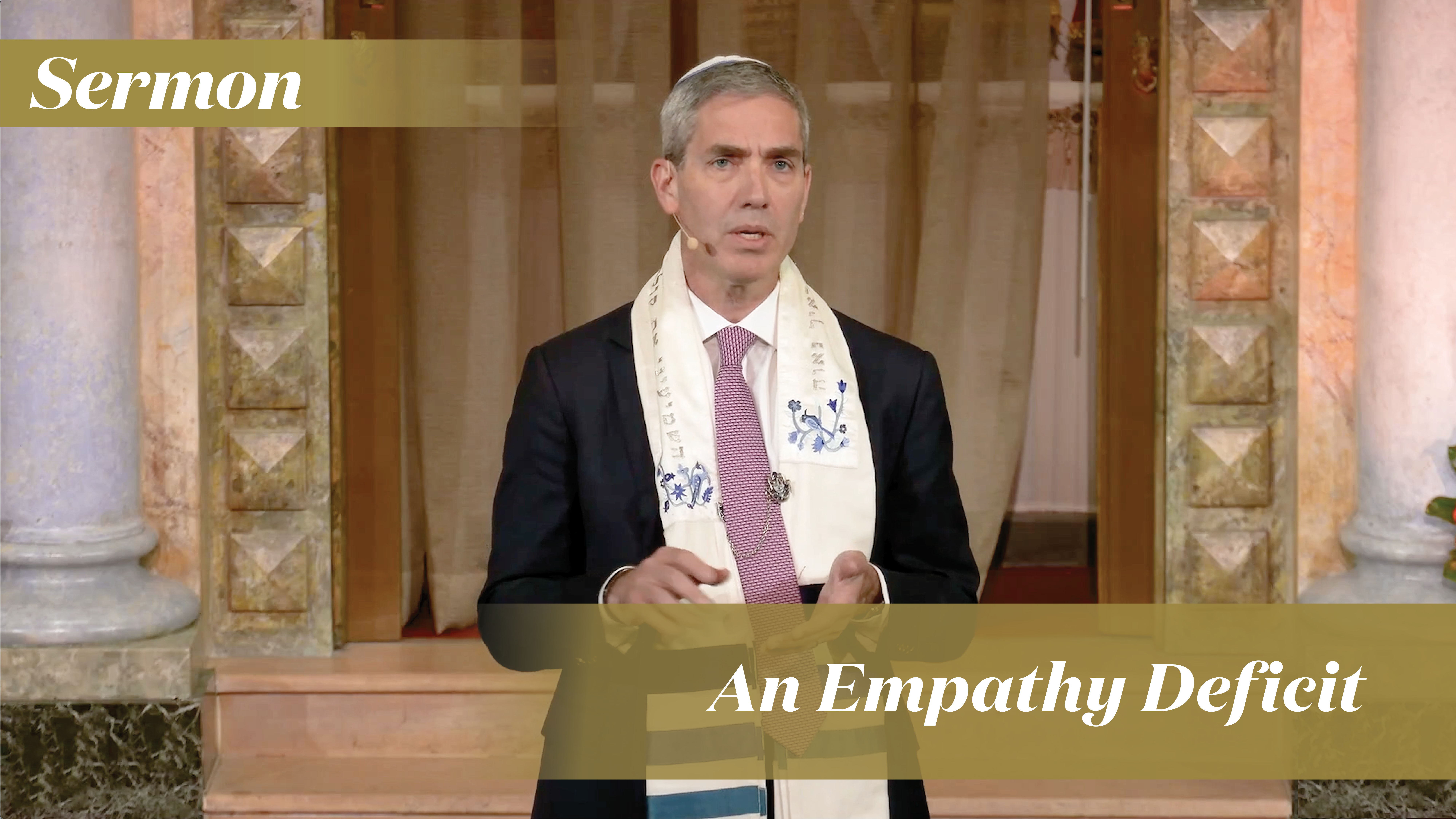 Rabbi Cosgrove: An Empathy Deficit (January 11, 2025)
