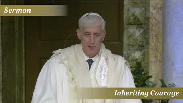Rabbi Zuckerman: Inheriting Courage (...