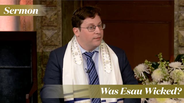 Rabbinic Intern Pink: Was Esau Wicked...