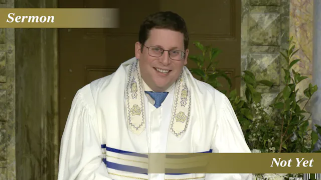 Rabbi Pink: Not Yet (Yom Kippur, 2026)