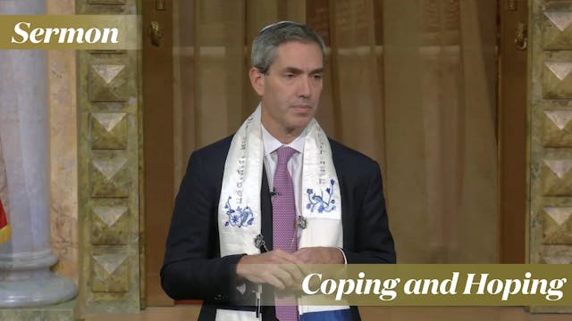 Rabbi Cosgrove: Coping and Hoping (No...