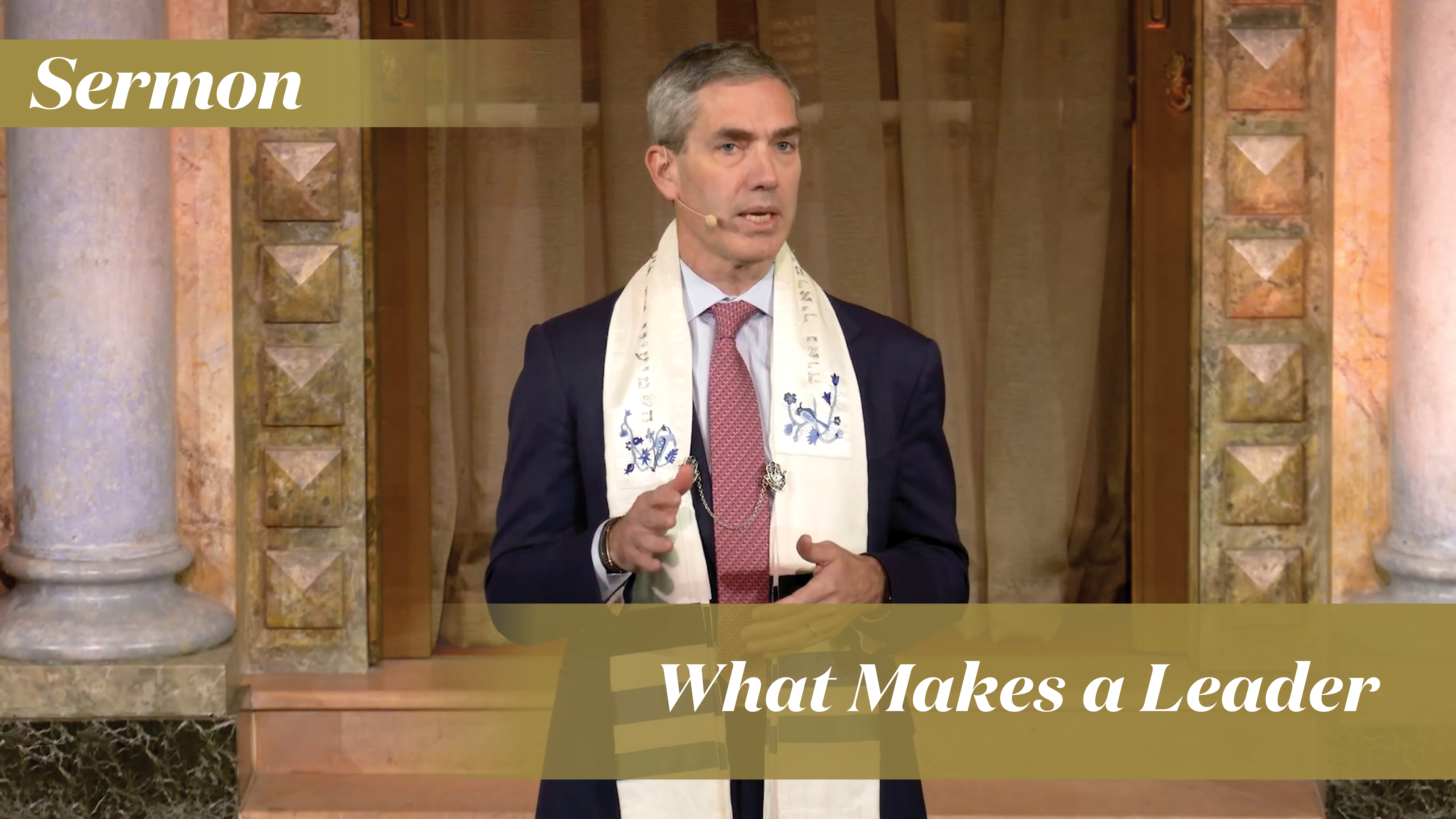 Rabbi Cosgrove: What makes a Leader? (January 18, 2025)