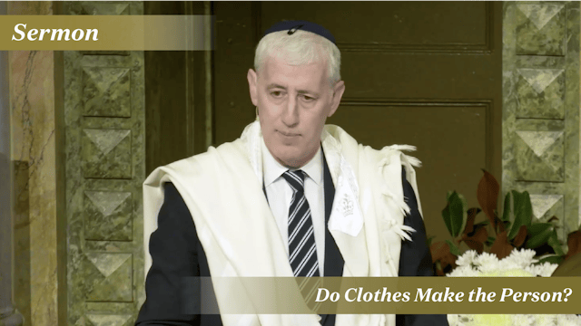 Rabbi Zuckerman: Do Clothes Make the ...