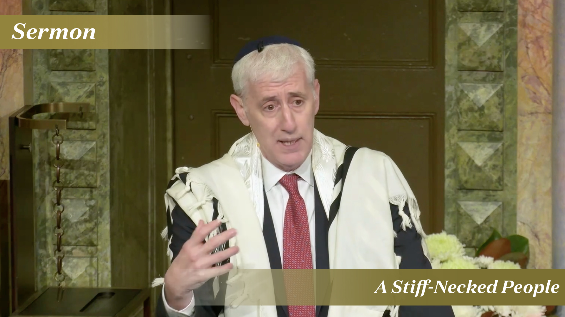 Rabbi Zuckerman: A Stiff-Necked People (March 7, 2026)