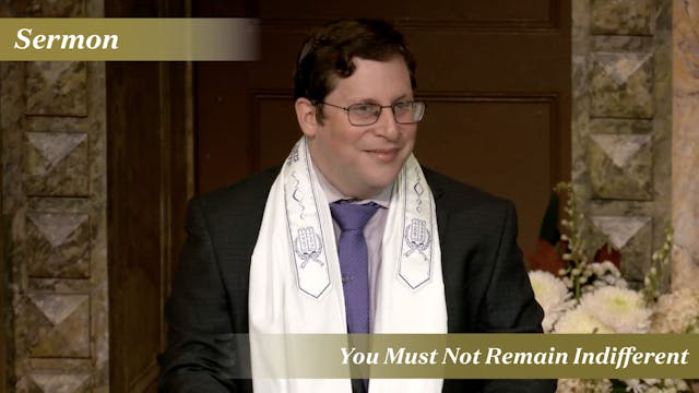 Rabbi Pink: You Must Not Remain Indif...