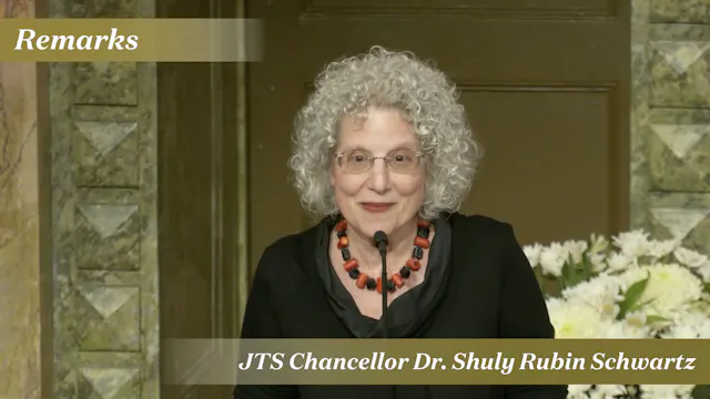 JTS Chancellor Dr. Shuly Rubin Schwar...