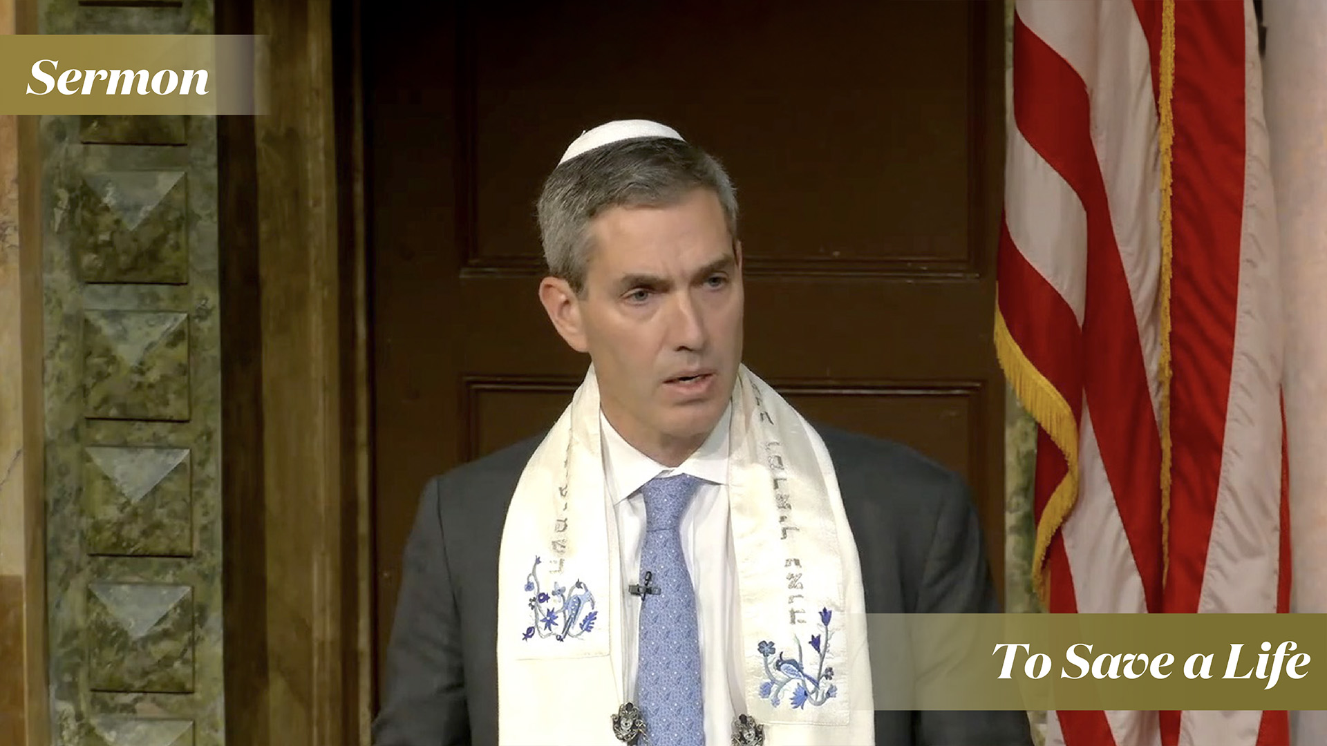 Rabbi Cosgrove: To Save a Life (October 13, 2023)