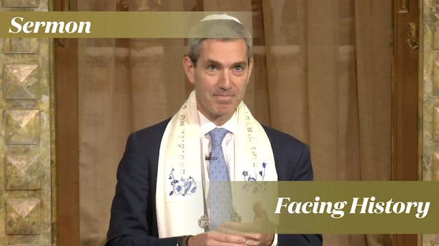 Rabbi Cosgrove: Facing History (May 2...