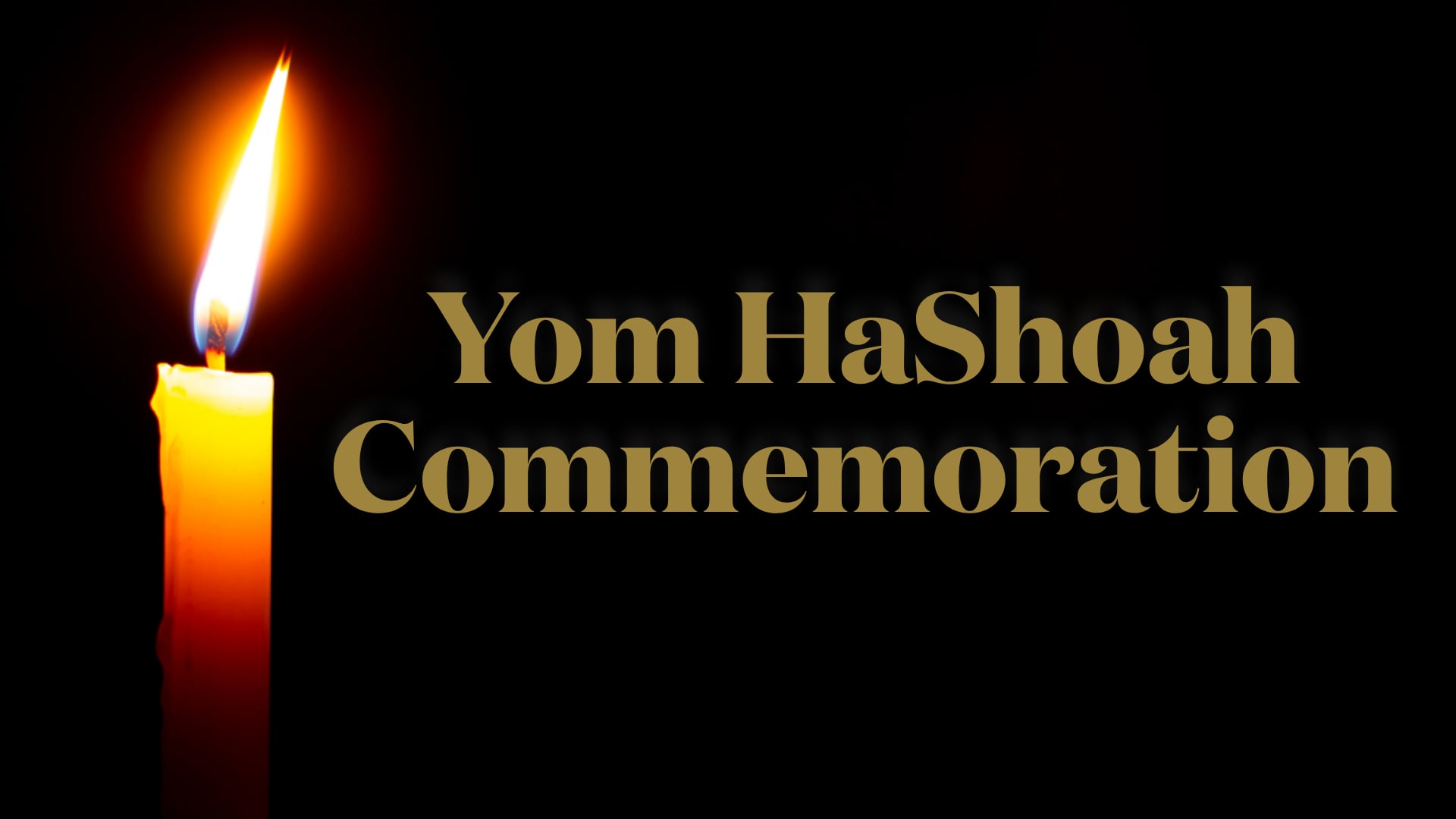 Yom HaShoah Commemoration