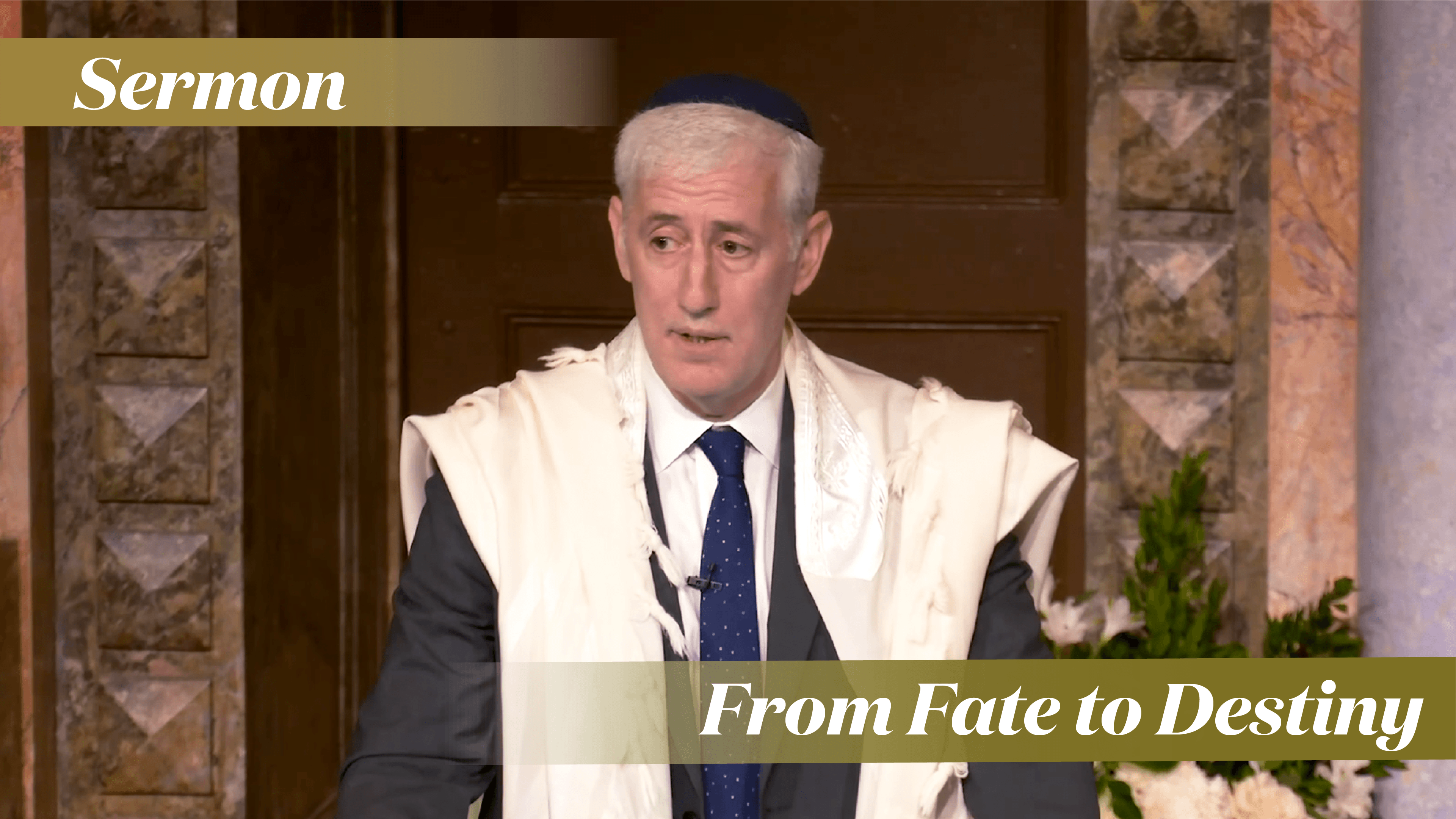 Rabbi Zuckerman: From Fate to Destiny (May 31, 2025)