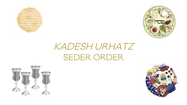 The Order of the Seder (Kadesh Urchatz)