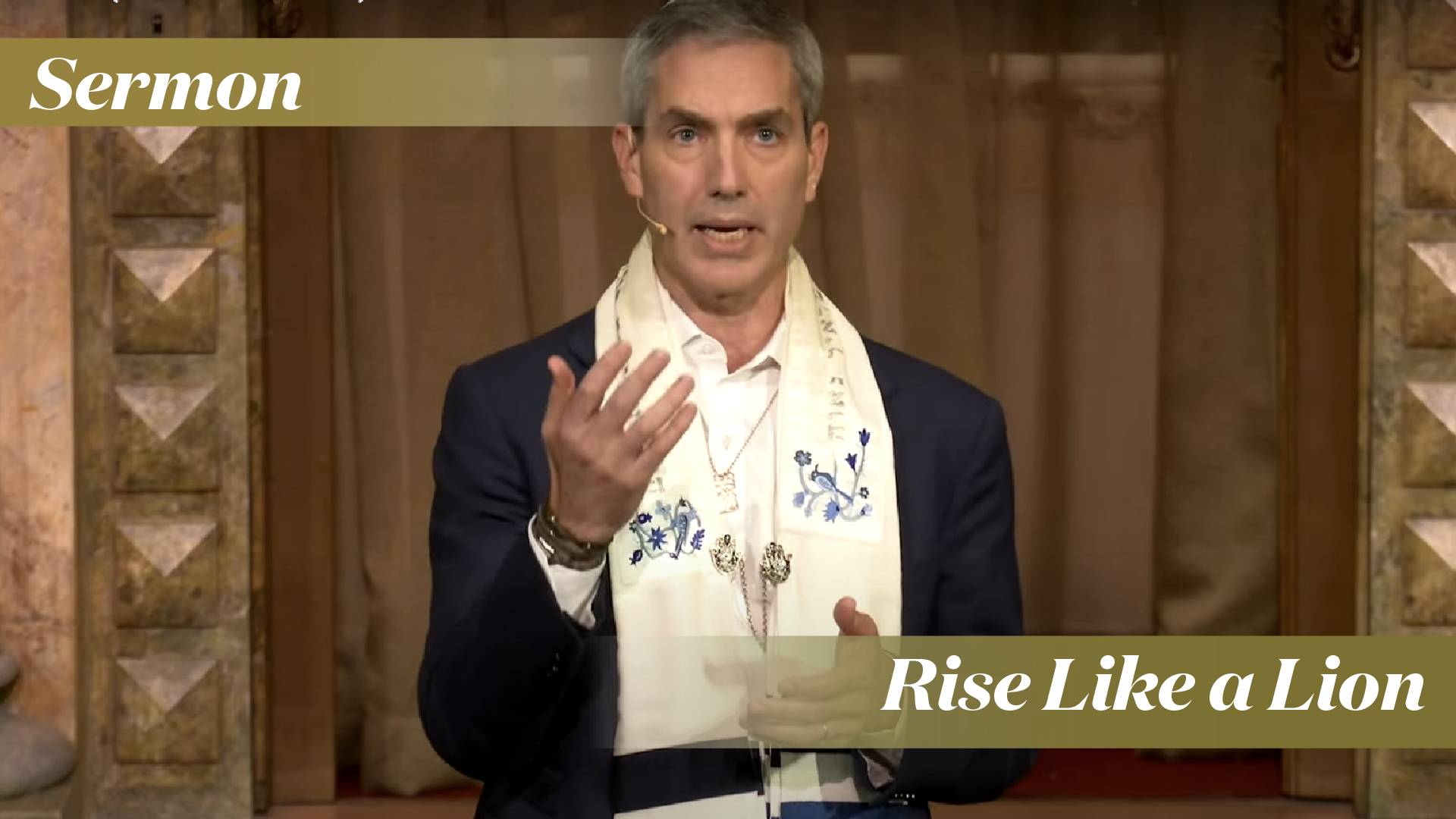 Rabbi Cosgrove: Rise Like a Lion (June 13, 2025)