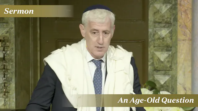 Rabbi Zuckerman: An Age-Old Question ...