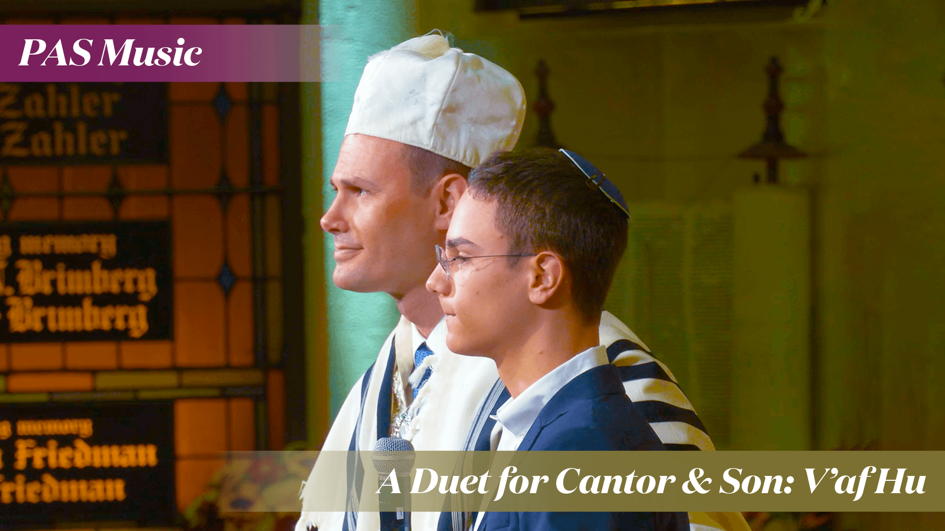 A Duet for Cantor & Son: V’af Hu (The High Priest’s Intention)