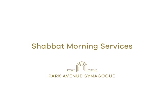 Shabbat Morning Service - 01/16/2026,...