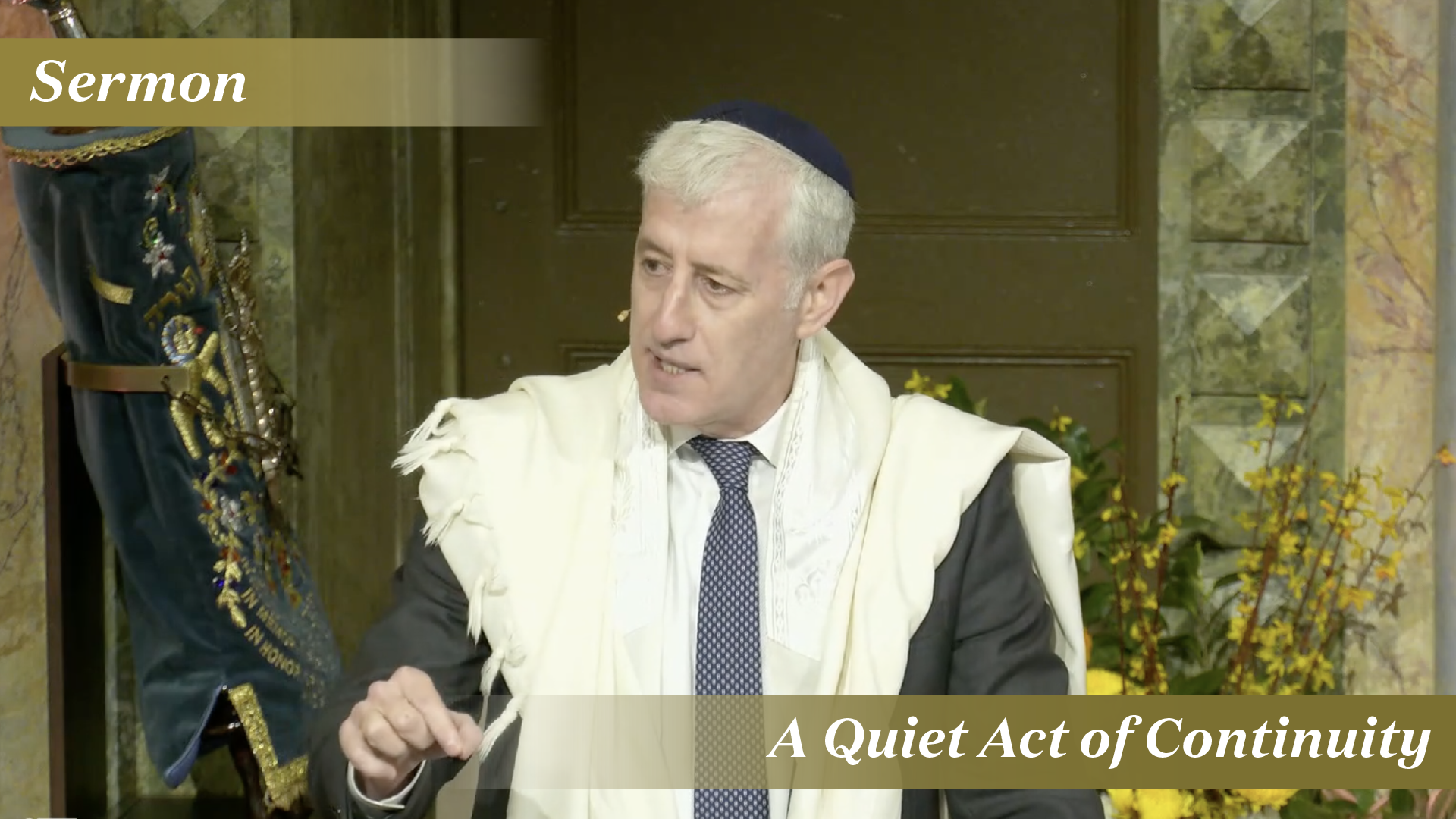 Rabbi Zuckerman: A Quiet Act of Continuity (Passover Day 8, Apr 9, 2026)