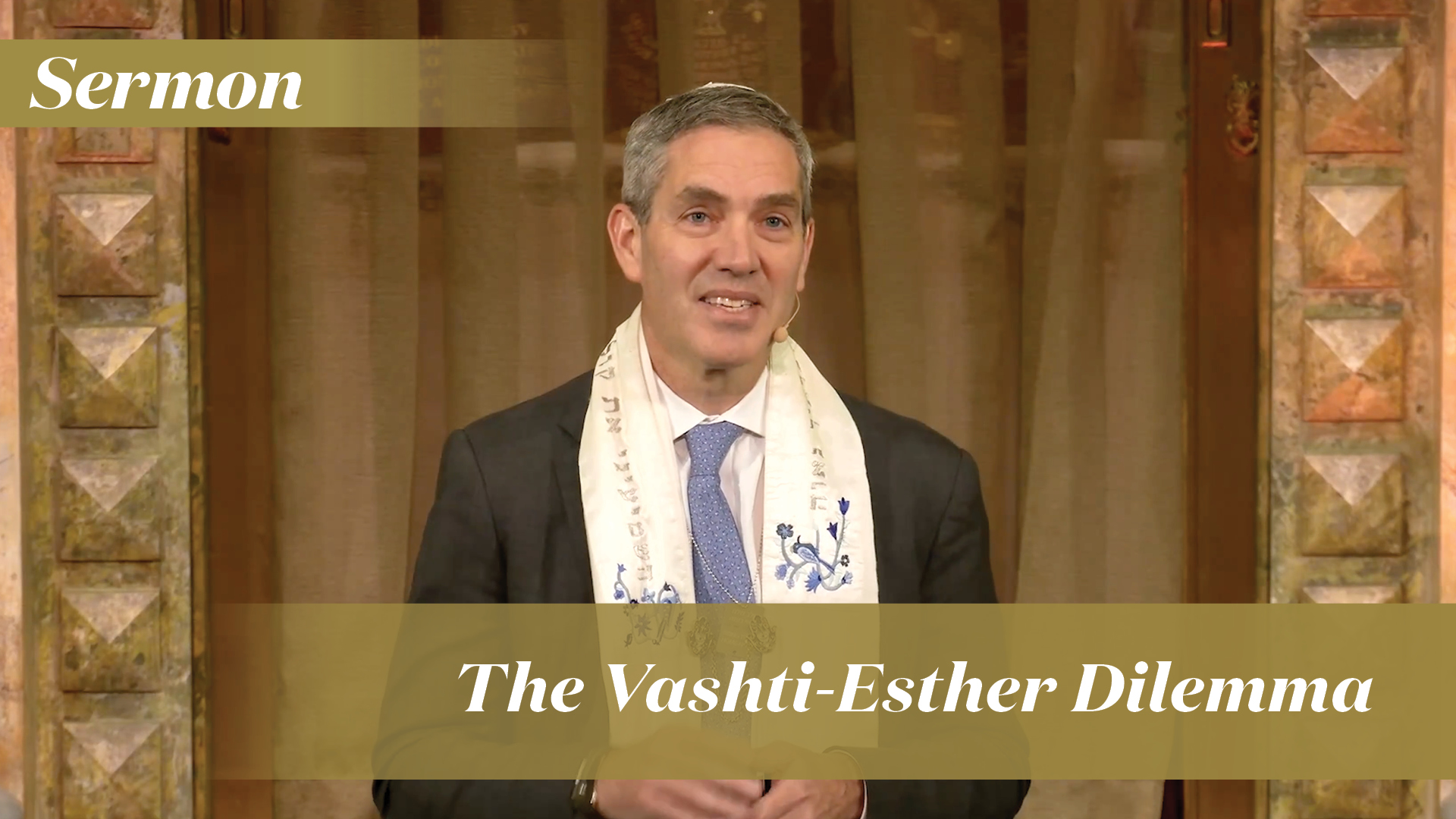 Rabbi Cosgrove: The Vashti-Esther Dilemma (March 8, 2025)