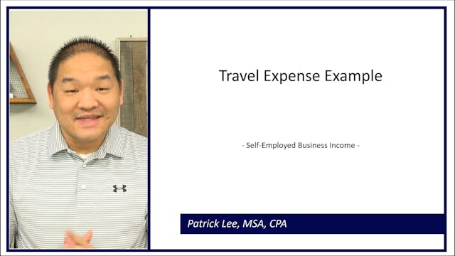 Lesson 6.21 - Travel Expense Example