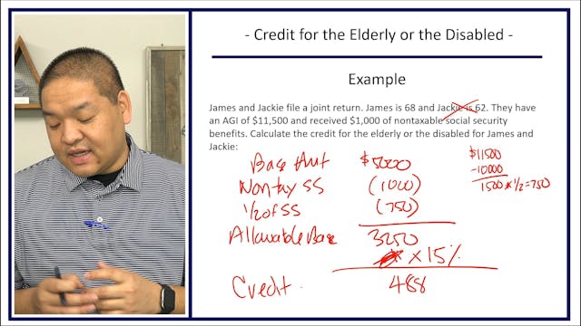 Section 9.5 - Credit for Elderly or t...