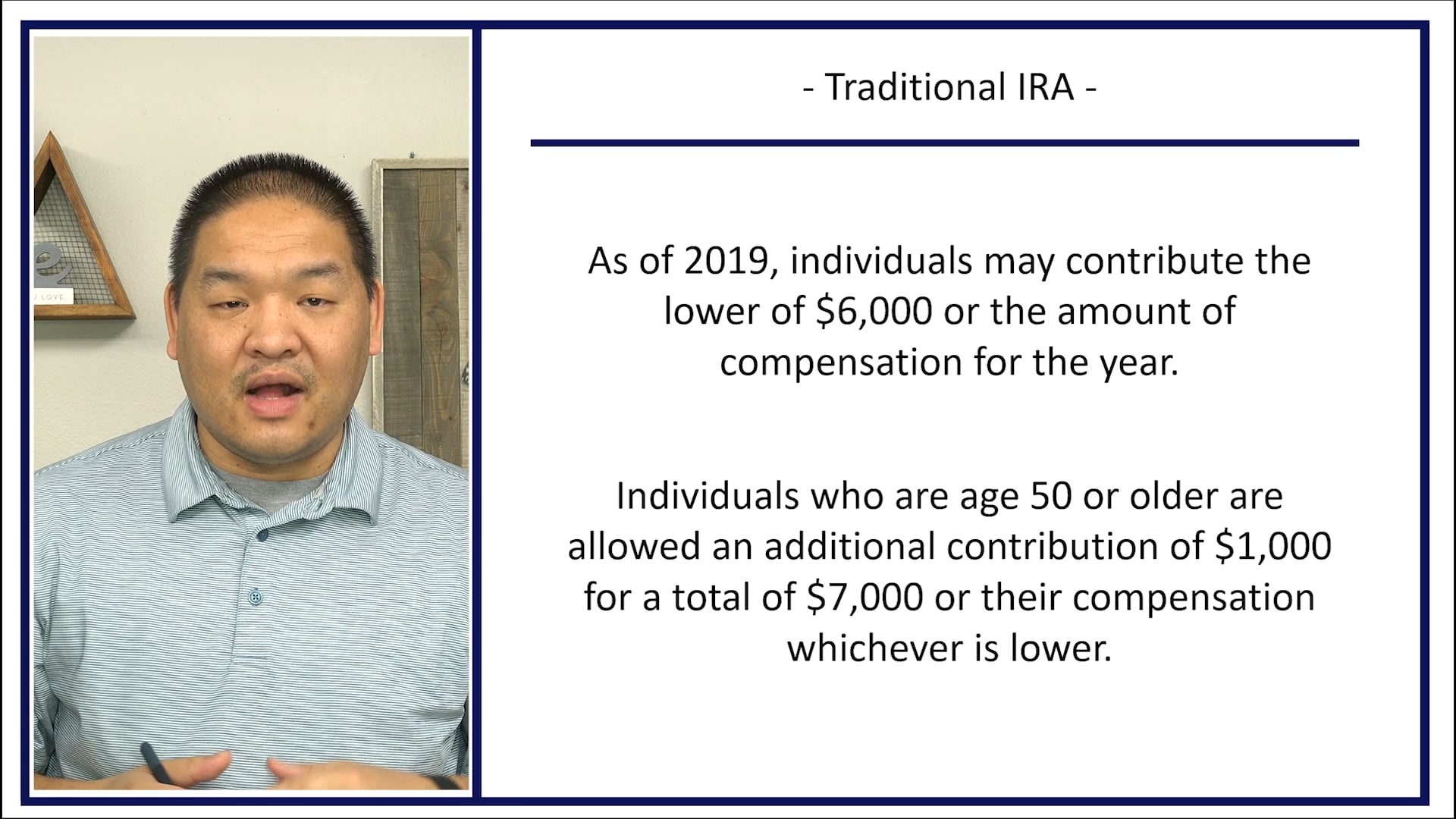 Section 10.8 - Traditional IRA
