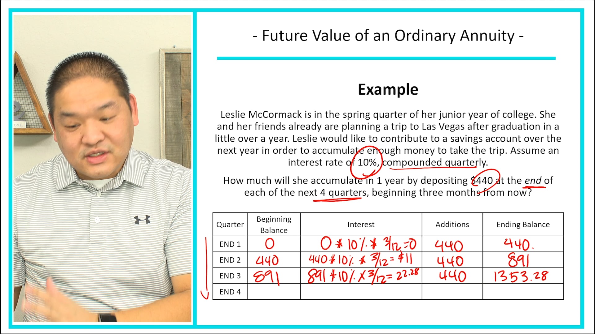 Lesson 5.6 - Future Value of an Ordinary Annuity