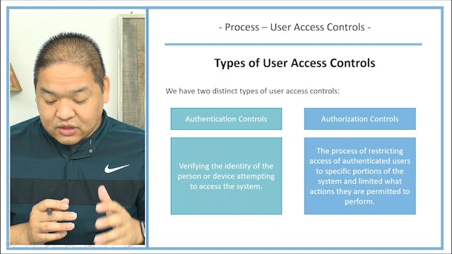 Lesson 7.6 - User Access Controls