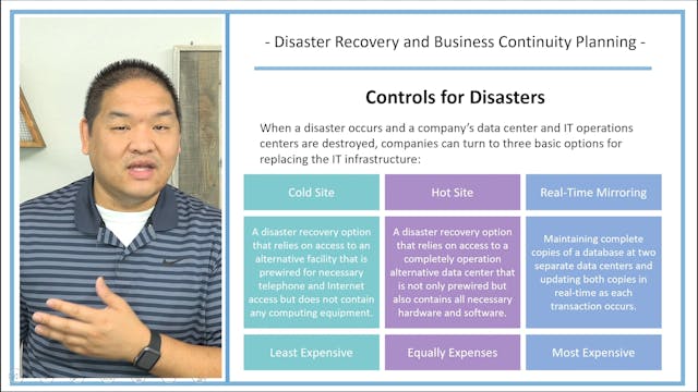 Lesson 9.13 - Disaster Recovery and B...