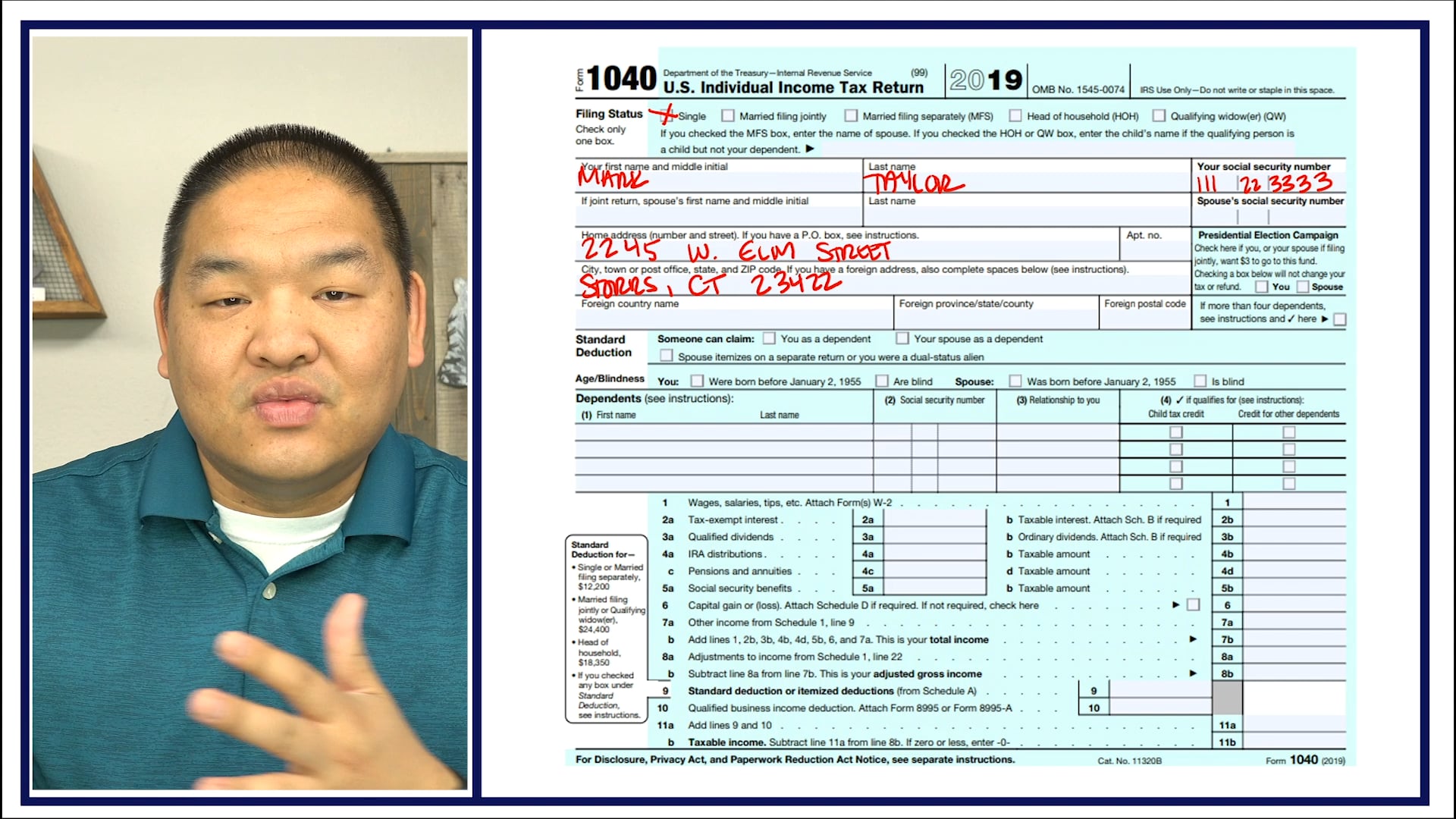 Section 1.12 - Tax Return Walk-Through