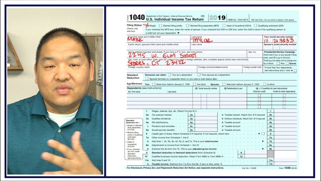 Section 1.12 - Tax Return Walk-Through