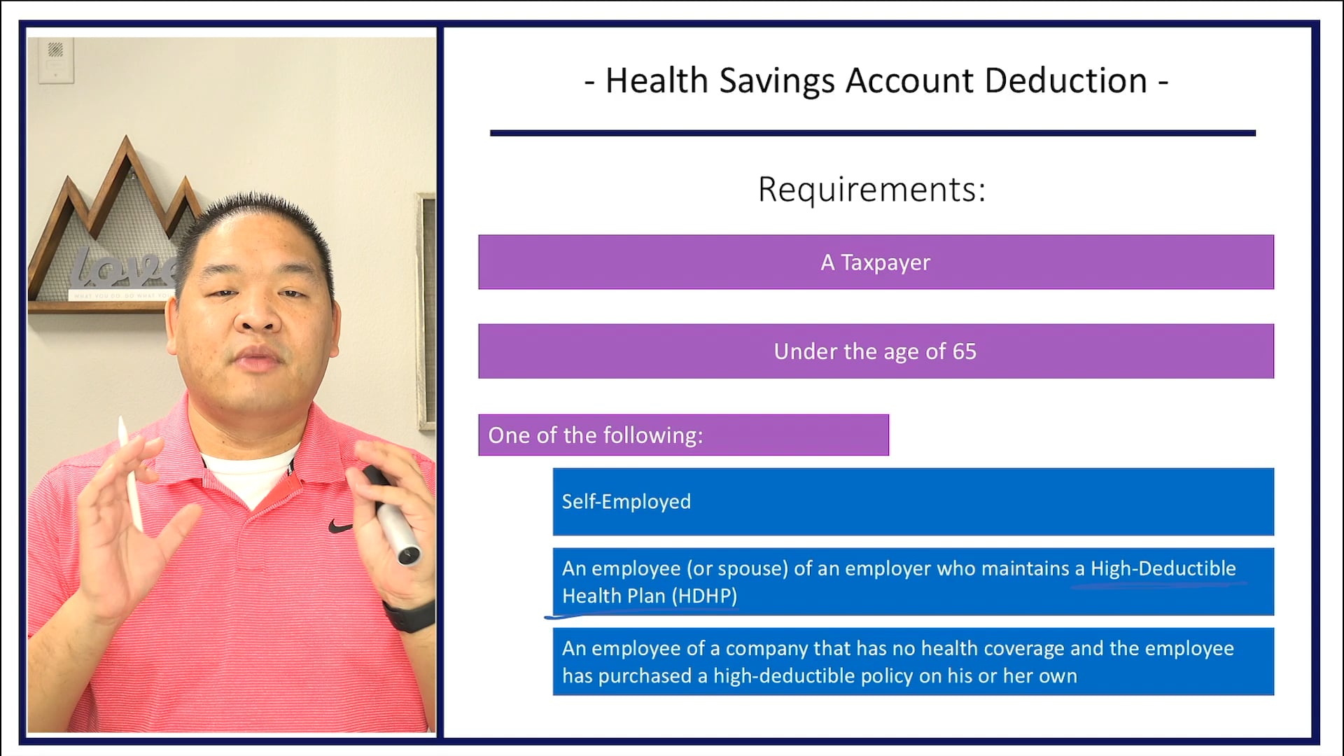 Section 4.6 - Health Savings Account Deduction